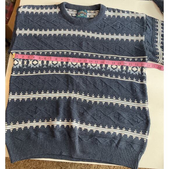 Vintage 80s Jantzen Grandpa Sweater Cosby Men's XL Crewneck USA - Picture 4 of 6